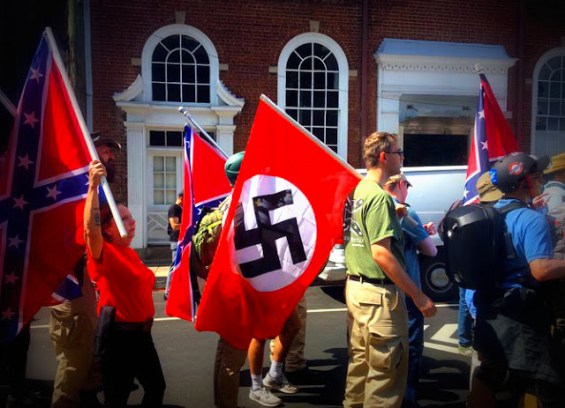 charlotteville nazi flag