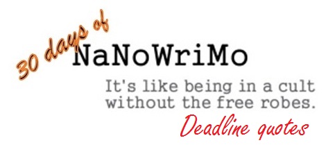 30 days of deadlines