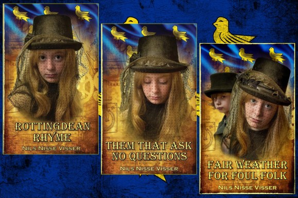 THREE COVERS ON SUSSEX FLAG